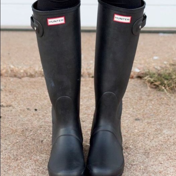 Shoes Tall Matte Black Hunter Boots Poshmark